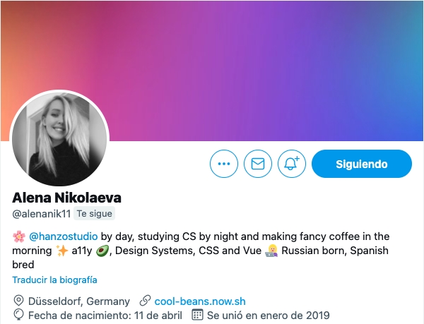 Entrevista Alena Nikolaeva